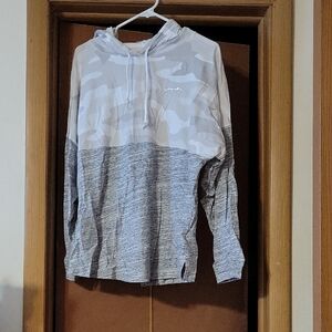 Victoria's Secret Gray and White Camo Hoodie